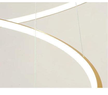 Modern led dining room chandeliers simple ring chandelier living  bedroom Lights home indoor lighting decorative Pendant Lamps