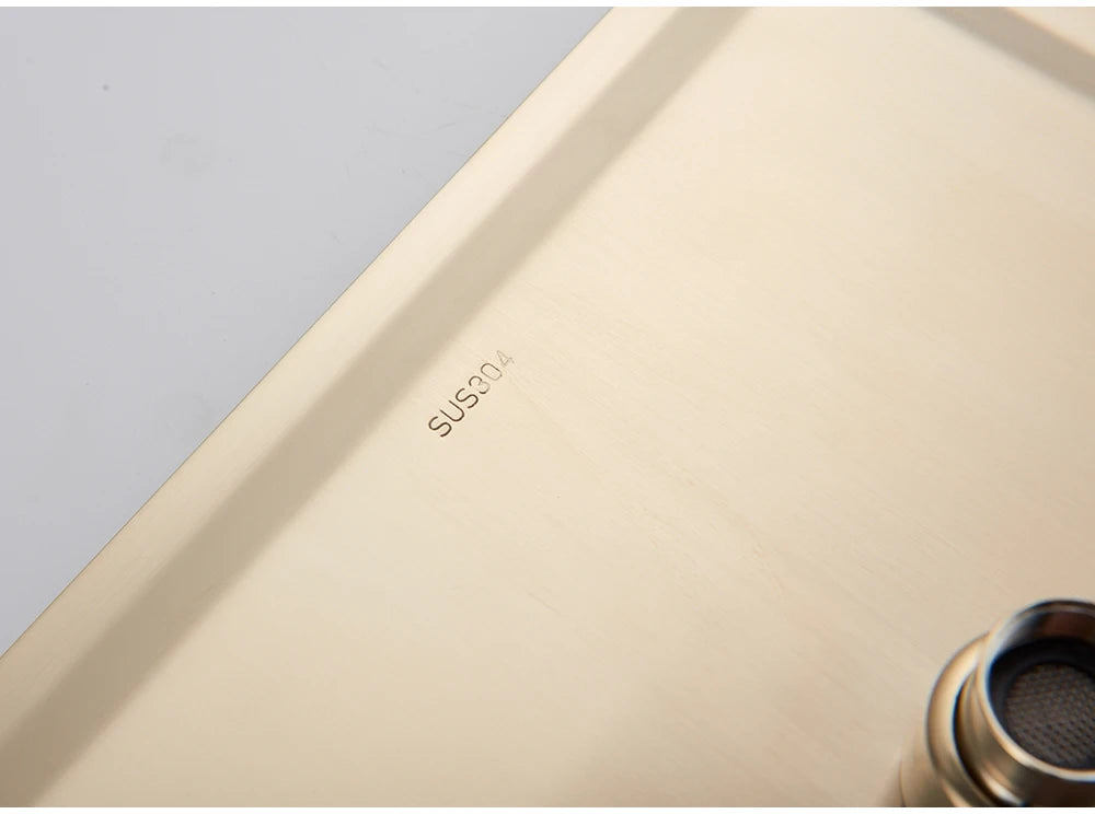 POIQIHY Ultrathin Golden Shower Head 16" Stainless Steel Rainfall Shower Faucet Head Bathroom Black Large Flow Showerhead Faucet