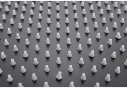 POIQIHY Ultrathin Golden Shower Head 16" Stainless Steel Rainfall Shower Faucet Head Bathroom Black Large Flow Showerhead Faucet