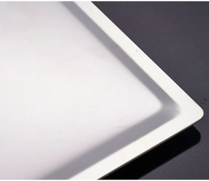 POIQIHY Ultrathin Golden Shower Head 16" Stainless Steel Rainfall Shower Faucet Head Bathroom Black Large Flow Showerhead Faucet