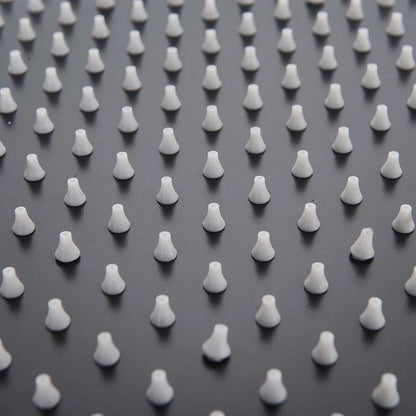 POIQIHY Ultrathin Golden Shower Head 16" Stainless Steel Rainfall Shower Faucet Head Bathroom Black Large Flow Showerhead Faucet