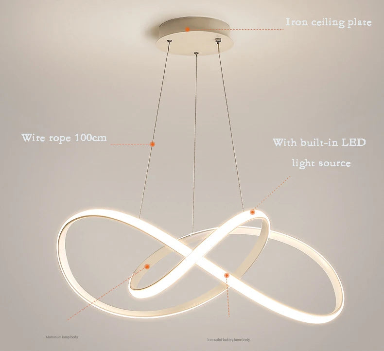 Modern Simple LED Ceiling chandelier Dining Room Corridor Pendant Lamp Bedroom Living Room Light Home Decoration