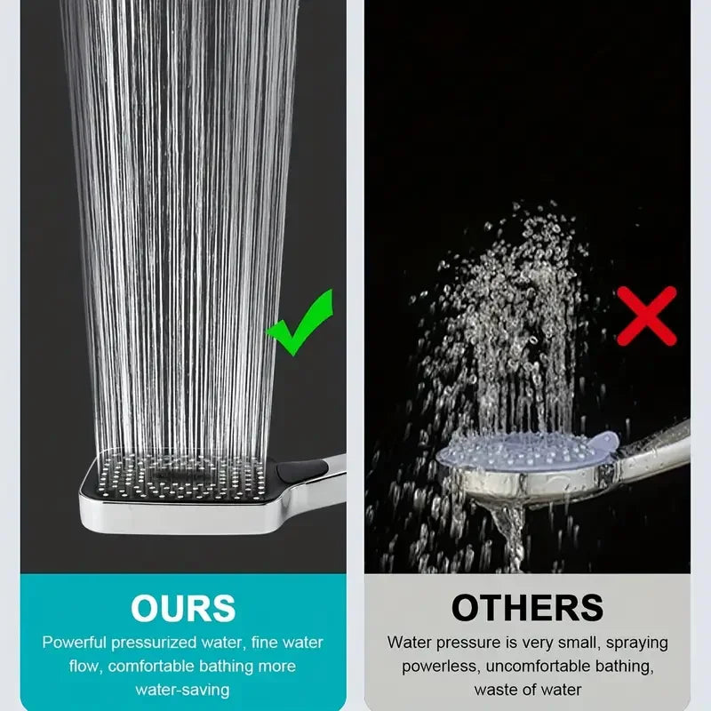 Shower Combo12 inch Large Panel Rain Shower Head/Handheld Shower Combination Bathroom Handheld Three-mode Booster Set