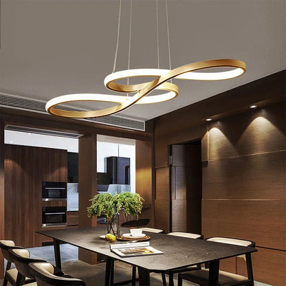Room Decor LED Hanging Lights Modern Kitchen Island Pendant Lights Bar Table Dining Kitchen Led Remote Dimming Cord Pendant Lamp