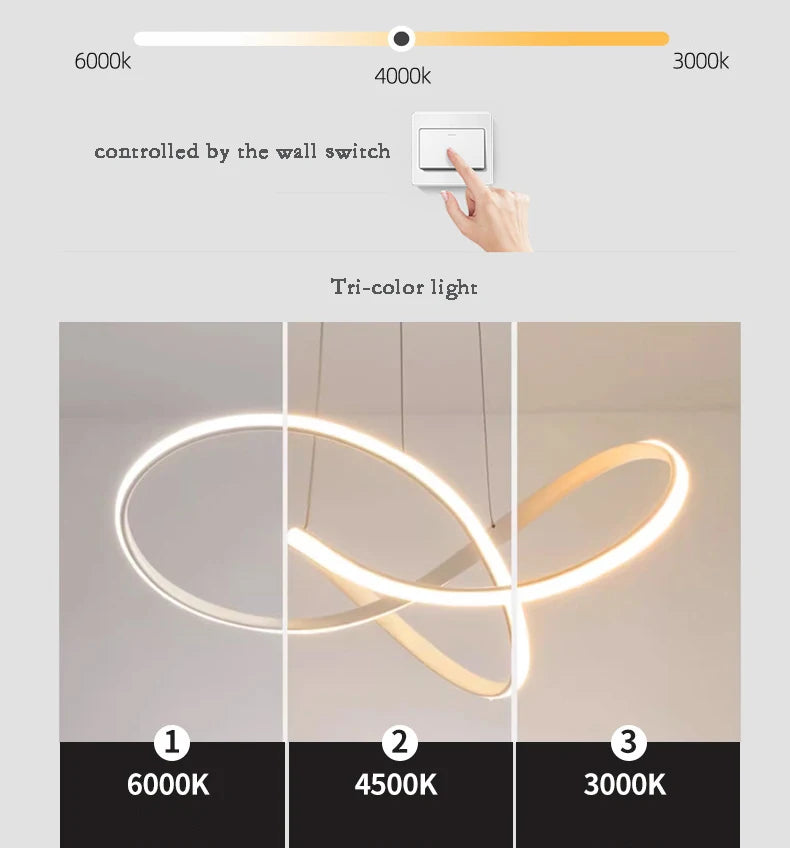 Modern Simple LED Ceiling chandelier Dining Room Corridor Pendant Lamp Bedroom Living Room Light Home Decoration